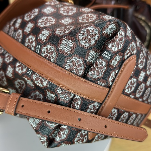 KATE SPADE - Spade Flower Monogram Mia Flap Backpack - NQ207 - Picture 10 of 16